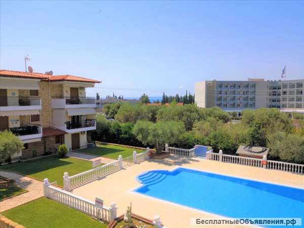 Квартира площадью 60 м2, бассейн, вблизи моря, Ситония (Халкидики), Греция