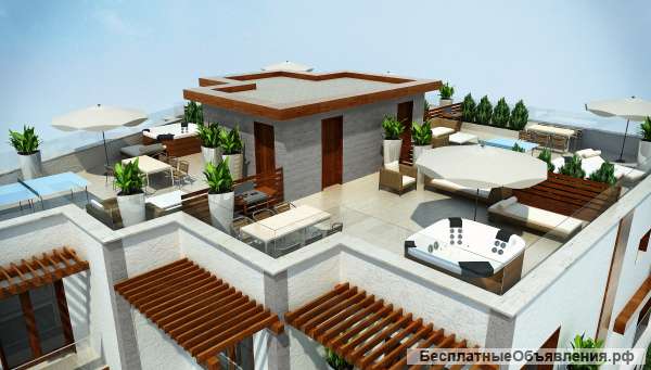 Пентхаусы с частной зоной отдыха, Бечичи, Будва, Черногория