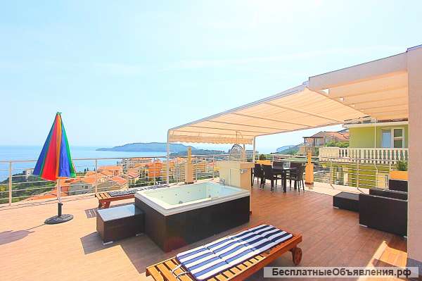 Пентхаусы с частной зоной отдыха, Бечичи, Будва, Черногория