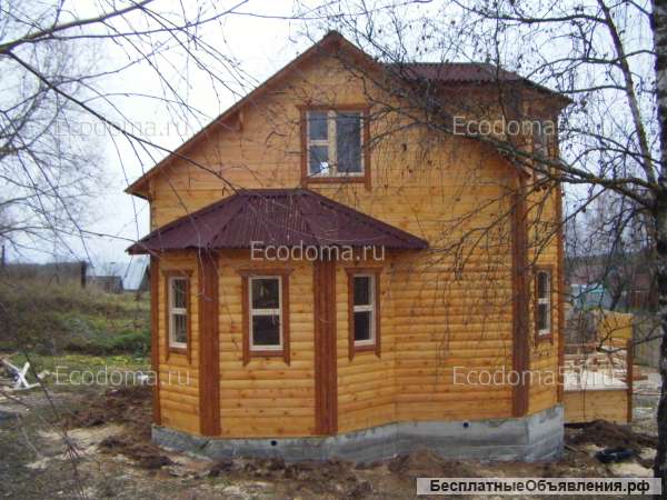 Дома, бани из бруса. Каркасные дома
