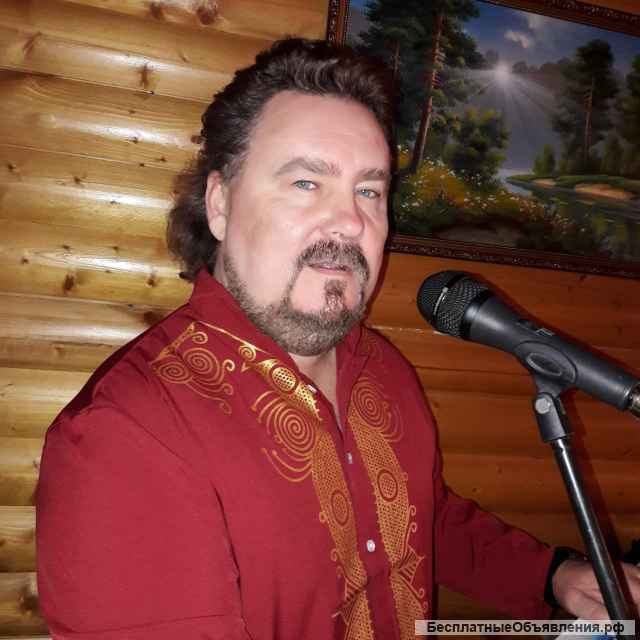 Ведущий певец ди-джей на праздник