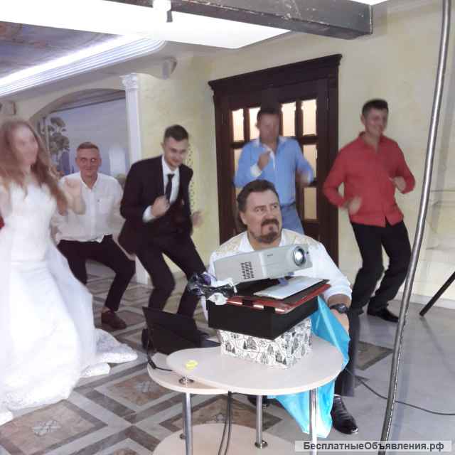 Ведущий певец ди-джей на праздник