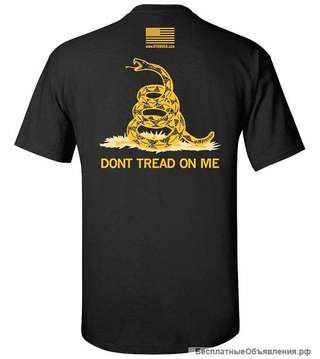 Футболка Gadsden and Culpeper - Dont Tread on Me Black