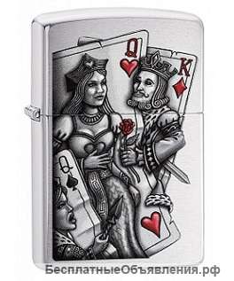 Зажигалка Zippo 79206 King and Queen