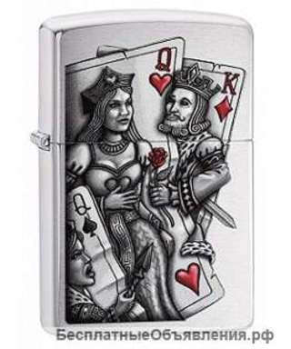 Зажигалка Zippo 79206 King and Queen