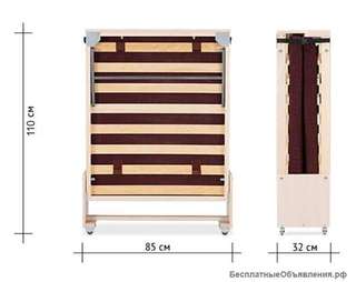 Раскладная кровать для загородного дома – 7350 р