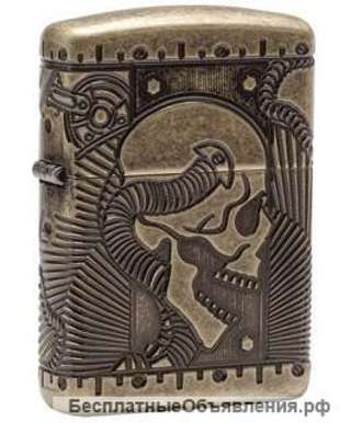 Зажигалка Zippo 29268 Armor Multicut Steampunk Skull