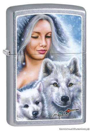Зажигалка Zippo 78891 Mazzi Lady with Wolves