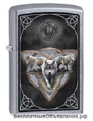 Зажигалка Zippo 79263 Anne Stokes Three Wolves