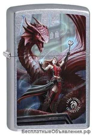 Зажигалка Zippo 79275 Anne Stokes Sorceress and Dragon