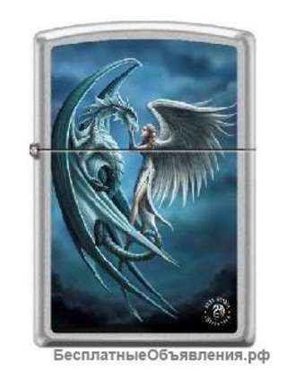 Зажигалка Zippo 7431 Anne Stokes Dragon and Angel