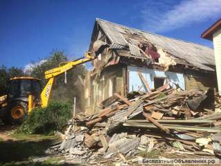 Демонтаж (снос) домиков