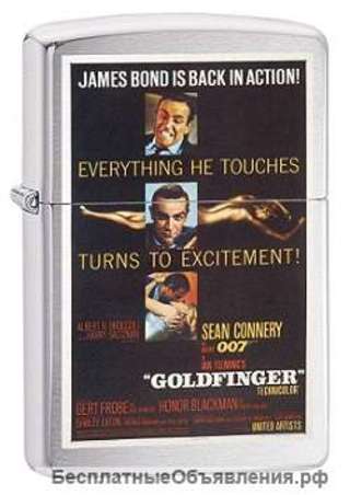 Зажигалка Zippo 79344 James Bond 007 Goldfinger