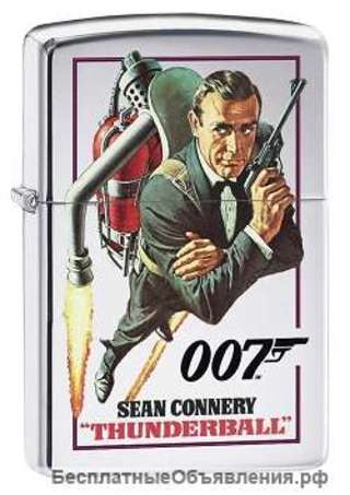 Зажигалка Zippo 79341 James Bond 007 Thunderball