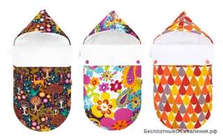 Яркие конверты MIKKIMAMA для новорожденных