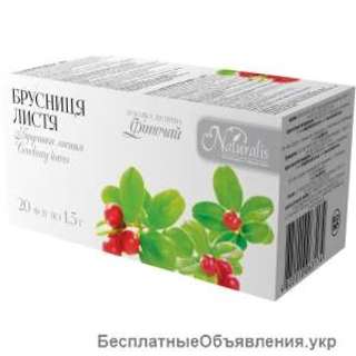 Брусники листья