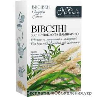 Висівки вівсяні зі спіруліною та ламінарією