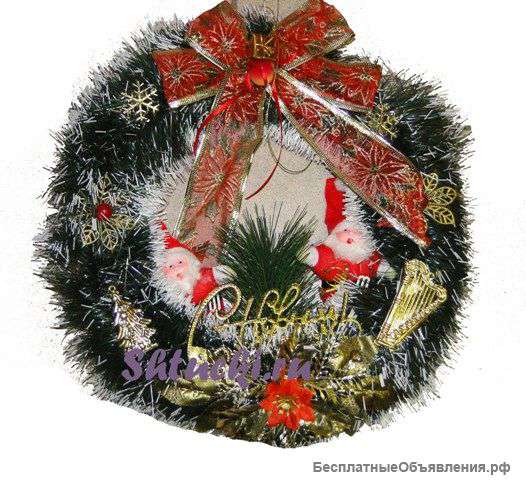 Новогодние подарки и сувениры 2015 ели гирлянды мишура оптом Москва