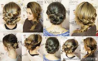 Макияж, прически, локоны, свадебные и вечерние образы