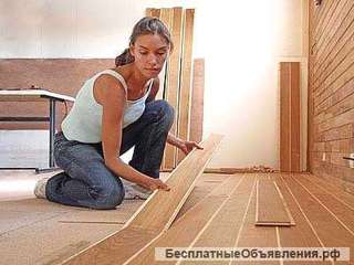 Укладка напольных покрытий