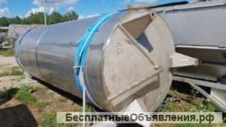 Емкость нержавеющая, объем -10 куб.м., вертикальная