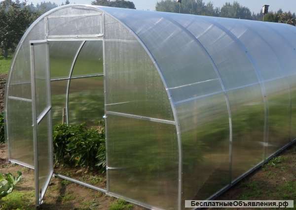 Теплица арочного типа из поликарбоната