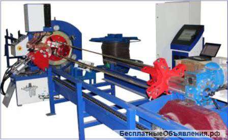 Линия навивки каркасов свай