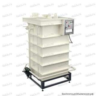 Установка для приготовления электролита с насосом и уровнемером