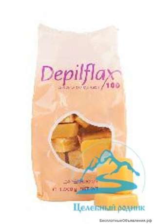Воск в брикетах Депифлекс 1кг- Золотой