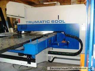 Комбинированный лазерно-штамповочные станки Trumpf Trumatic 600L, 6000L