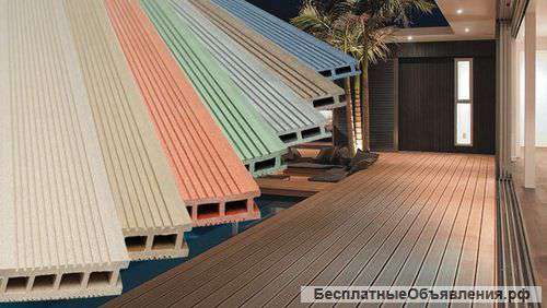 Террасная доска из ДПК производства Россия