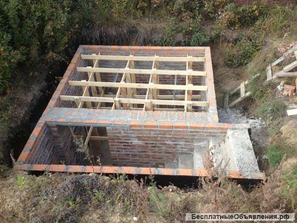 Фундамент. Погреб. Строительство гаражей.