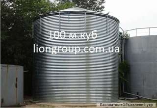 Пожарный резервуар на 100 кубов для воды, емкость 100 м3