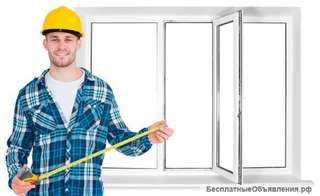 Мойщик окон на складе