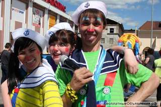 Клоуны на массовый праздник/промоакции/открытие/юбилей