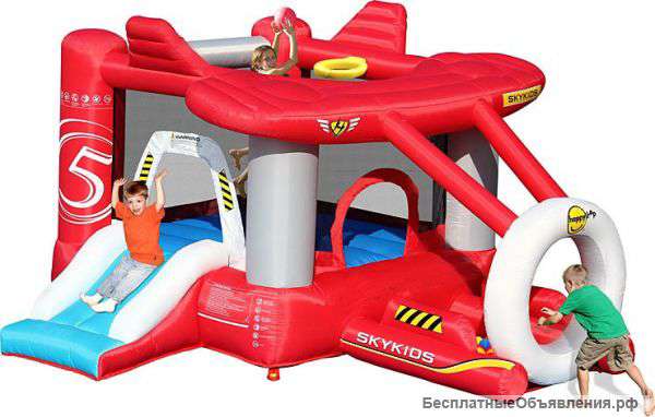 Надувной батут "Аэроплан" Happy Hop (новый)