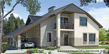 Строительство дома из газоблоков 11 х 16 м