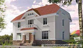 Дом из газобетона 8 х 11,5 м