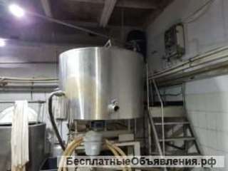Ванна сырная, объем- 2000 л