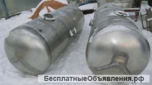 Емкости нержавеющие, объем 1,6 куб.м., горизонтальные