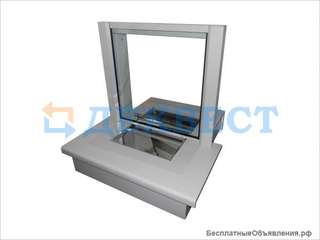 Передаточное кассовое окно ПУ-6П (передвижной лоток). Деквест.