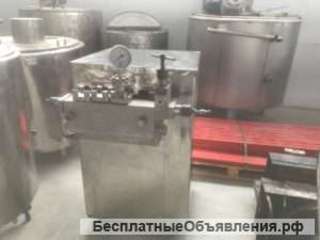 Гомогенизатор плунжерный пр-ть 1250 л/час