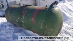 Емкость нержавеющая, объем 3 куб.м., горизонтальная