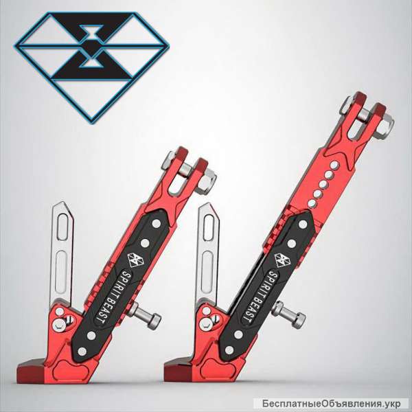 Боковая подножка/лапка для мотоцикла регулируемая, универсальная