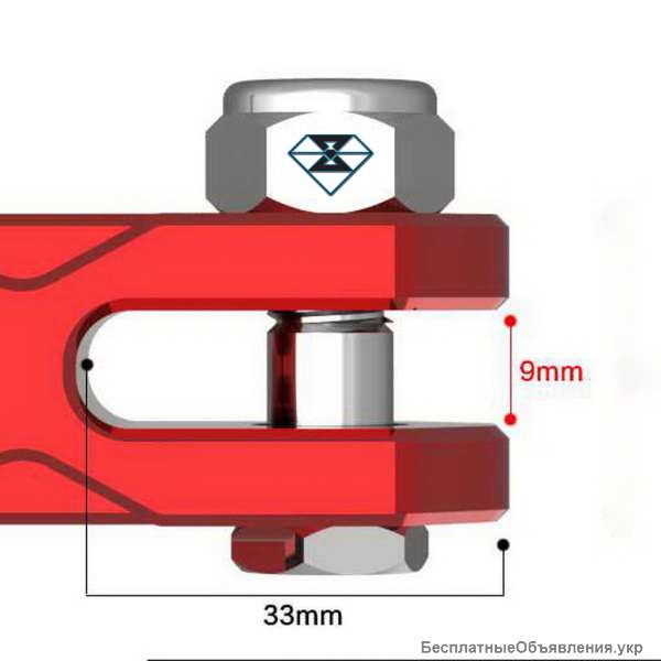 Боковая подножка/лапка для мотоцикла регулируемая, универсальная