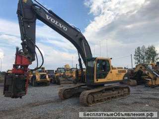 Экскаватор Volvo EC290BLC Prime с вибпропогружателем Movax SPH-80