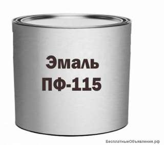 Эмаль ПФ-115 Стройотряд ГОСТ 6465-76 (фасовка 0,9 кг; 1 кг; 1,9 кг; 2,6 кг)