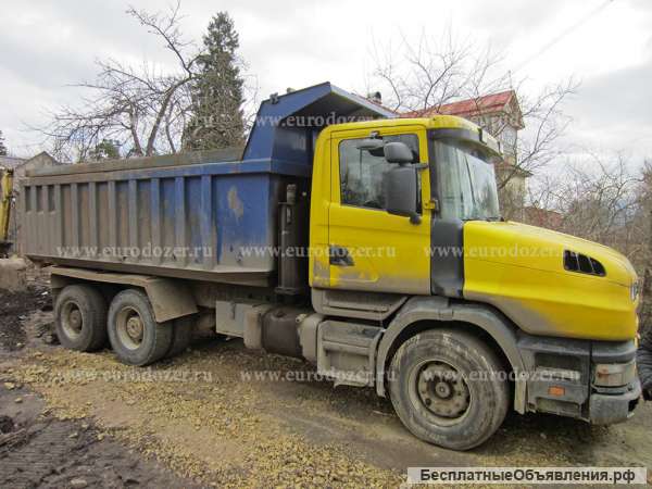 Самосвал SCANIA T124 CB6 X 4NZ 360, 2003 года