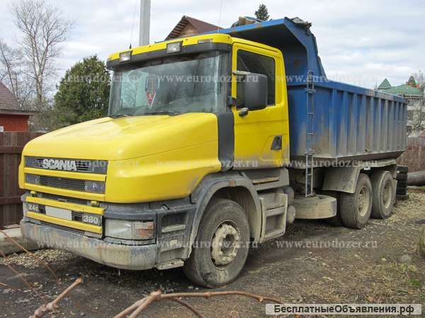 Самосвал SCANIA T124 CB6 X 4NZ 360, 2003 года