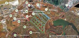 Участки различной площади на территории площадью 30 га